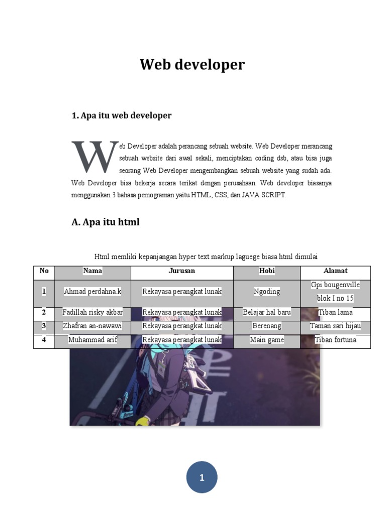 Web Developer | PDF