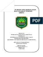 Dokumen Rencana Kerja Dan Syarat-Syarat Teknis (RKS)