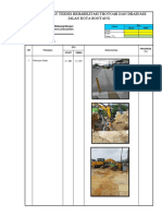 Daily Report Drainase Dan Trotoar Jl. A. Yani Juni 1 - 7 Juni