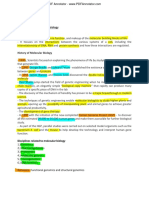 Introduction To Molecular Biology