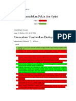 Fakta Dan Opini Dalam Editorial