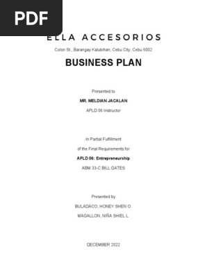 Business Plan