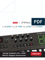Using Impact LX+ With MOTU Digital Performer
