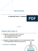 Lecture 2 - Arrays ADT