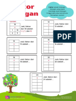 Latihan Faktor Bilangan