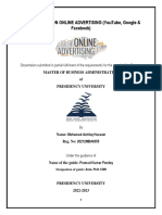 Mohamad Ashfaq Hussain - A Study On Online Advertising