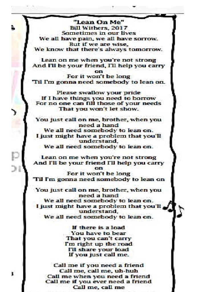 lean-on-me-lyrics-pdf