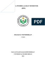 Rps MKDK Filsafat Pendidikan 2023-2024