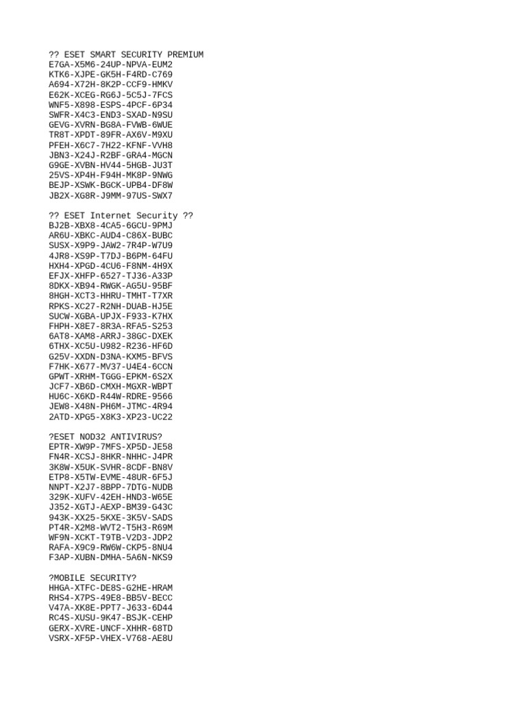 Key Eset | PDF