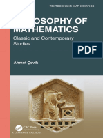 (Textbooks in Mathematics) Ahmet Cevik - Philosophy of Mathematics - Classic and Contemporary Studies-Chapman and Hall - CRC (2021)