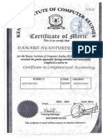 Computerized Accounting Certificate