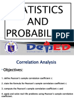 Calculating The Pearsons Sample Correlation Coefficient