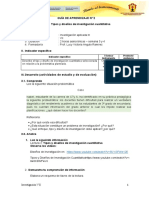 Guía 2 - Tipos y Diseños de Investigación Cuantitativo