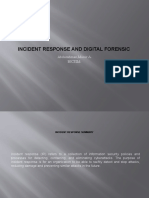 Incident Response and Digital Forensic