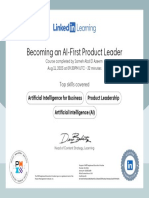 CertificateOfCompletion - Becoming An AIFirst Product Leader