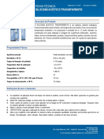 Ficha Técnica - Silicone Acético Transparente Tekbond