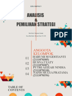 Kelompok 5 - Analisis Dan Pemilihan Strategi