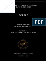Toffle Nift Industry Internship Document (2020-2024)