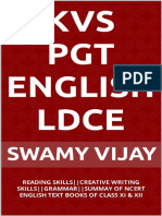 KVS PGT ENGLISH - LIMITED DEPART - Mr. Y Vijaya Kumar Swamy