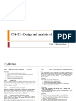 Data Analysis and Algorithm Notes