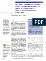 Triyana2017efek of CCT On Coverage and Quality of Atenalatal Care Indonesia