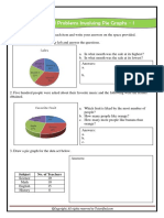 Solve Word Problems Involving Pie Graphs - I