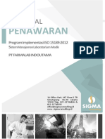 01 Proposal Penawaran Implementasi ISO15189 2012 Farmalab