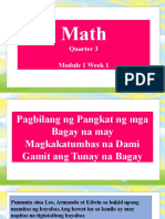 Math Module 1 (3RD Quarter)