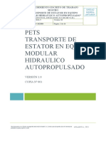 PETS STL-OP-2023004 Procedimiento de Transporte Estator en Equipo Modular Hidraulico Autopropulsado - ANTAMINA Rev.0