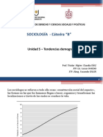 Clase Unidad 5 - Tendencias Demográficas