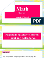 Math Module 2 (4th Quarter)