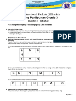 Self-Instructional Packets (Sipacks) : Araling Panlipunan Grade 3