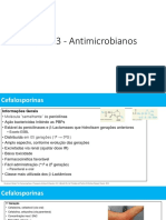 Aula 03 - Antimicrobianos II (Cefalosporinas)