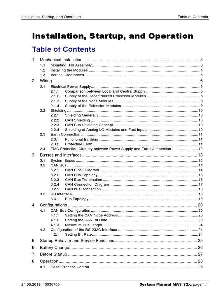 Mas72x en 04 install startup pdf power supply network topology