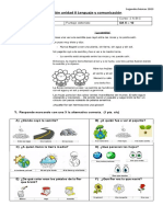 Evaluación Unidad 0 Lenguaje y Comunicación