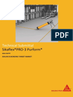 Sikaflex® Pro-3 Purform® - Material Submittal
