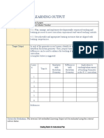 Job-Embedded Learning Output: Research Paper Teacher/ Master Teacher