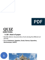 QUIZ Grade 9 Arts 1st Quarter