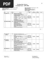 Teaching Plan - CPR FYIF (2007-2008)