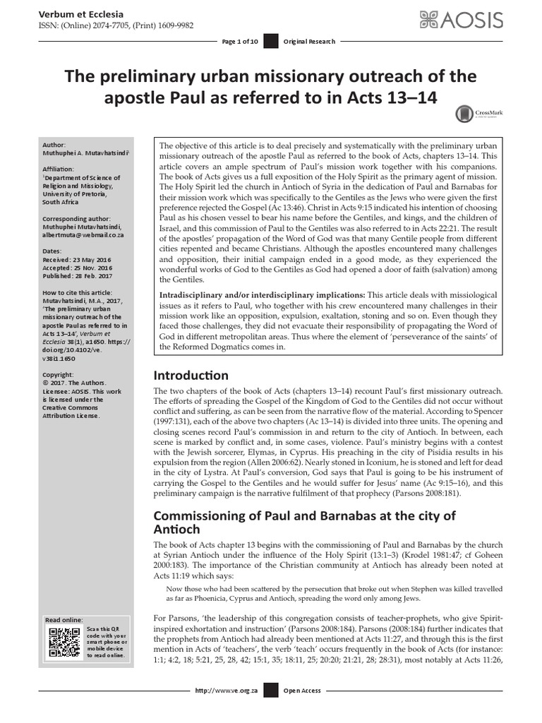the-preliminary-urban-missionary-outreach-of-the-apostle-paul-as
