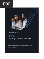 Training Report Template | PDF