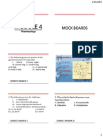 Mock Boards: Pharmacology