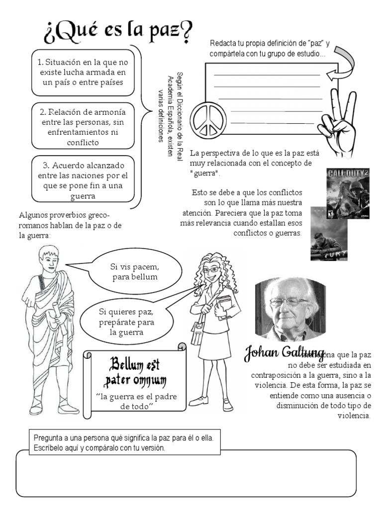 Libro de Actividades Cultura de La Paz | PDF | Paz | Seguridad ...