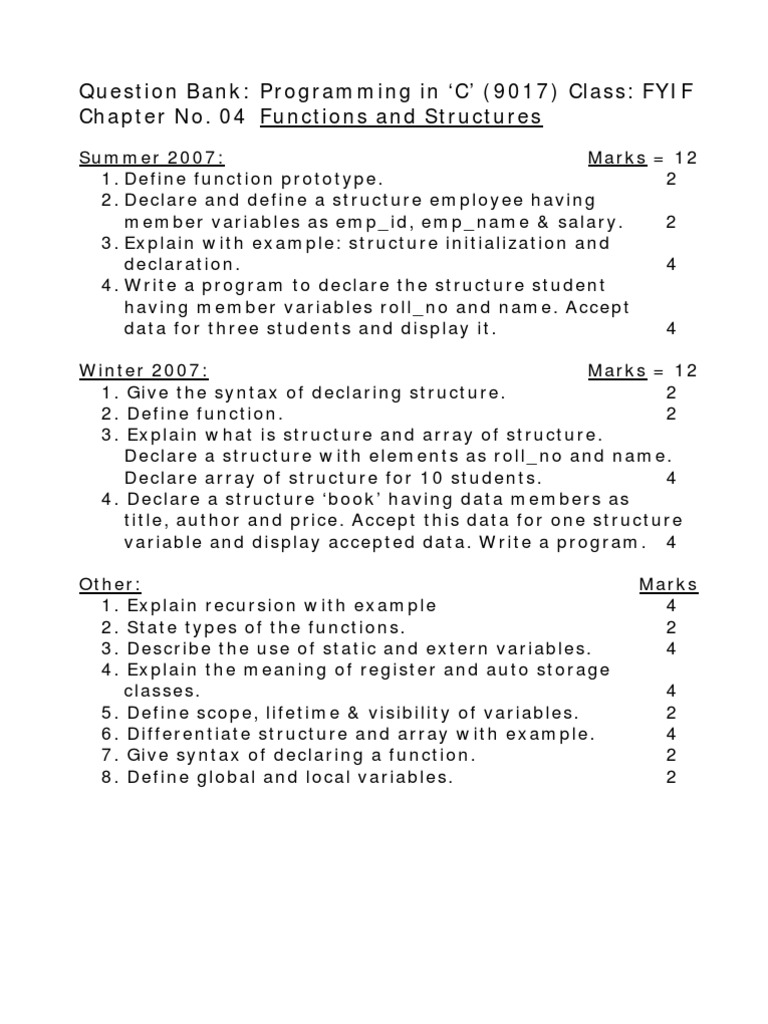CPR - QB Chapter 04 | PDF