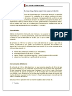 Recomendaciones Elaboracion de Informe