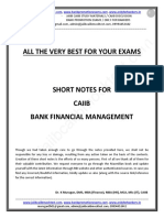 Short Notes CAIIB BFM by DR - Murugan