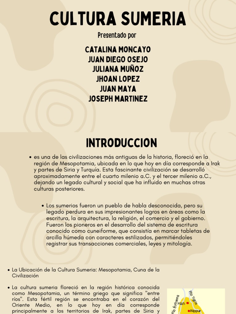 Cultura Sumeria | PDF | Historia
