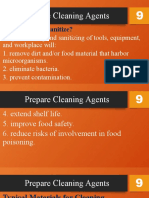 Tle 10-Prepare Cleaning Agents