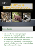 Animais em vias de extinção em Portugal