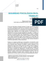 Seguridad Psicologica en El Trabajo